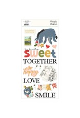 SIMPLE STORIES SIMPLE STORIES SAY CHEESE CLASSIC POOH FOAM STICKERS 32/PK