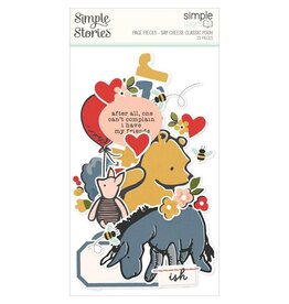 SIMPLE STORIES SIMPLE STORIES SAY CHEESE CLASSIC POOH SIMPLE PAGES PAGE PIECES 15/PK