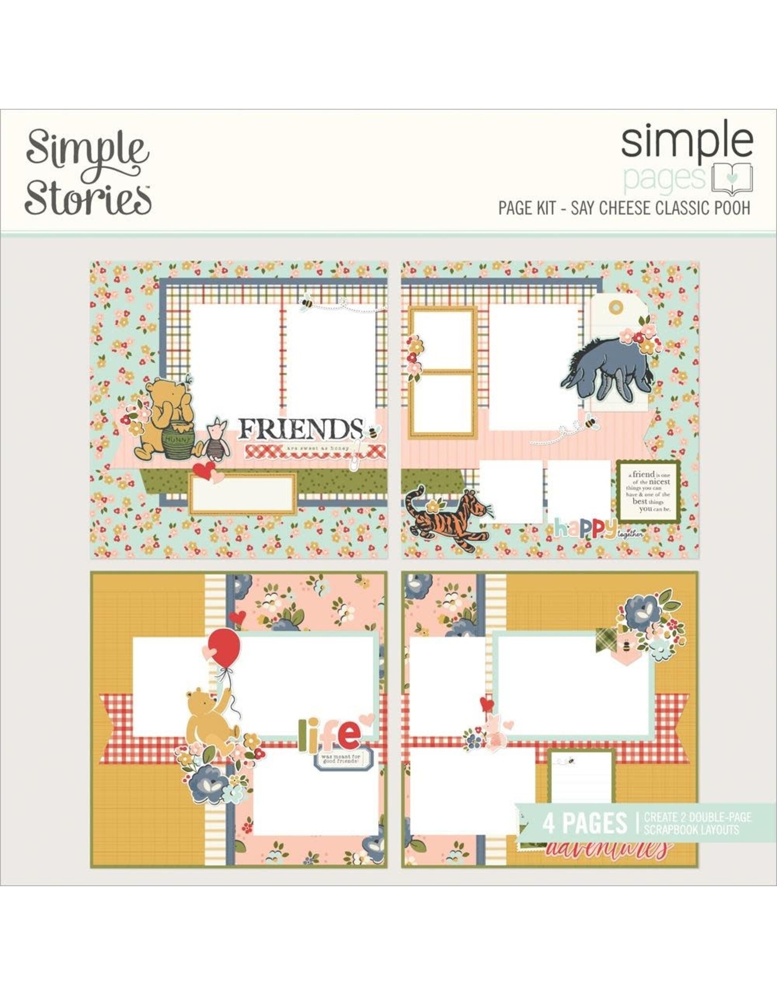 SIMPLE STORIES SIMPLE STORIES SAY CHEESE CLASSIC POOH SIMPLE PAGES PAGE KIT
