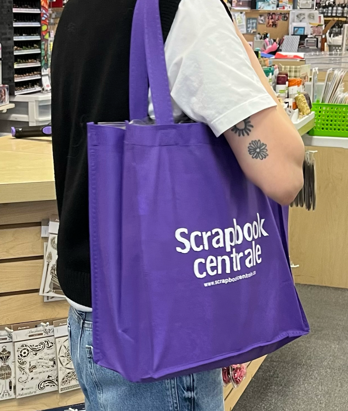 SCRAPBOOK CENTRALE TOTE
