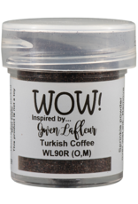 WOW! WOW! GWEN LAFLEUR TURKISH COFFEE EMBOSSING POWDER 0.5OZ