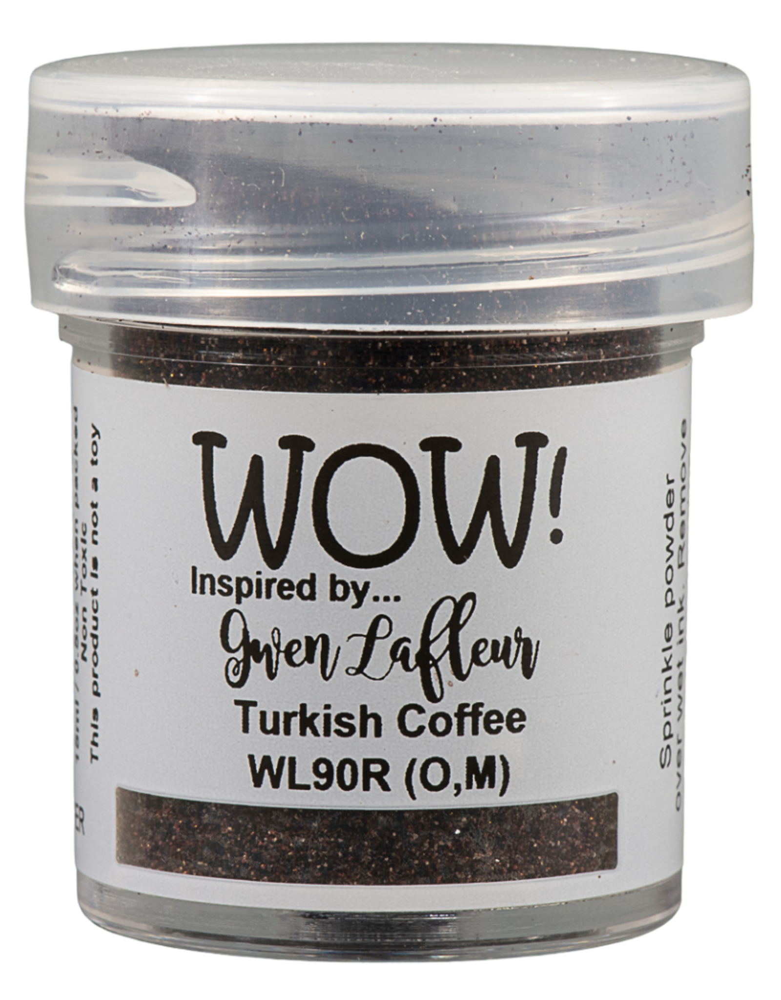 WOW! WOW! GWEN LAFLEUR TURKISH COFFEE EMBOSSING POWDER 0.5OZ