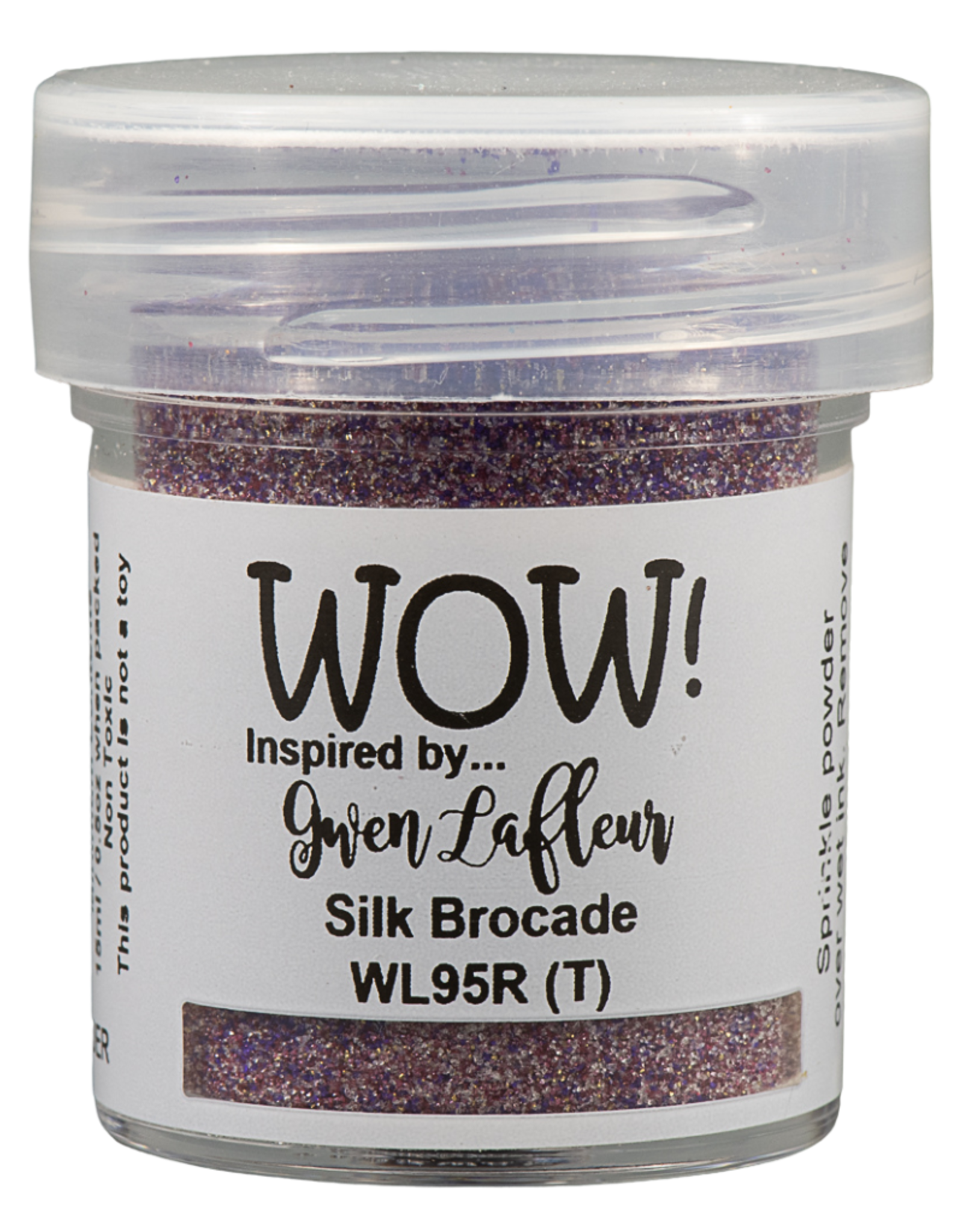 WOW! WOW! GWEN LAFLEUR SILK BROCADE EMBOSSING POWDER 0.5OZ