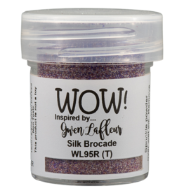WOW! WOW! GWEN LAFLEUR SILK BROCADE EMBOSSING POWDER 0.5OZ