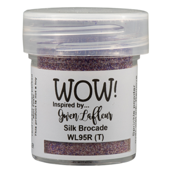 WOW! WOW! GWEN LAFLEUR SILK BROCADE EMBOSSING POWDER 0.5OZ