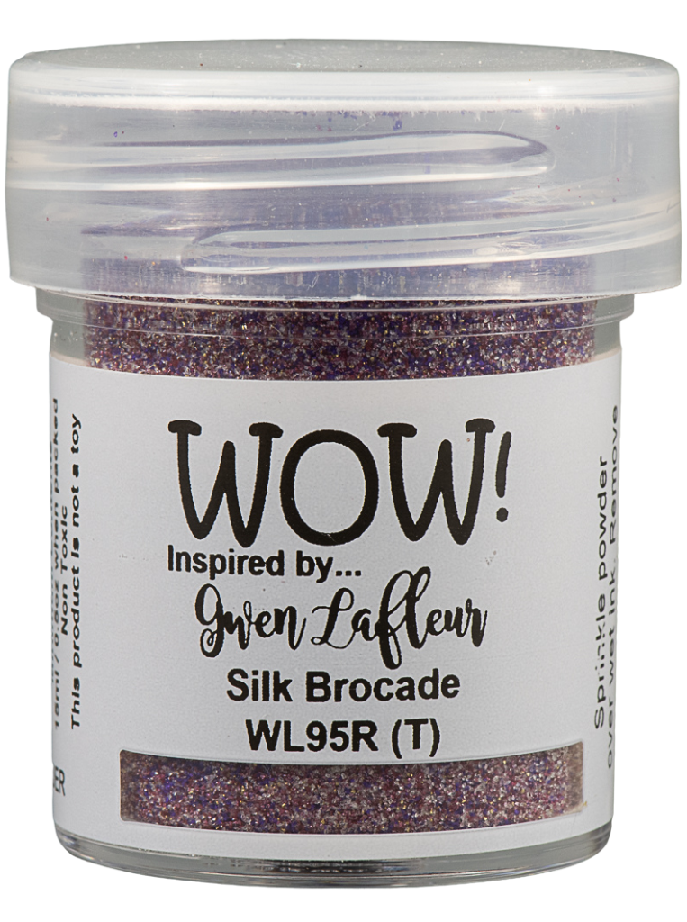 WOW! WOW! GWEN LAFLEUR SILK BROCADE EMBOSSING POWDER 0.5OZ