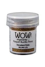 WOW! WOW! RAQUEL BURILLO PEREZ DECADENT RUBY EMBOSSING POWDER 0.5OZ