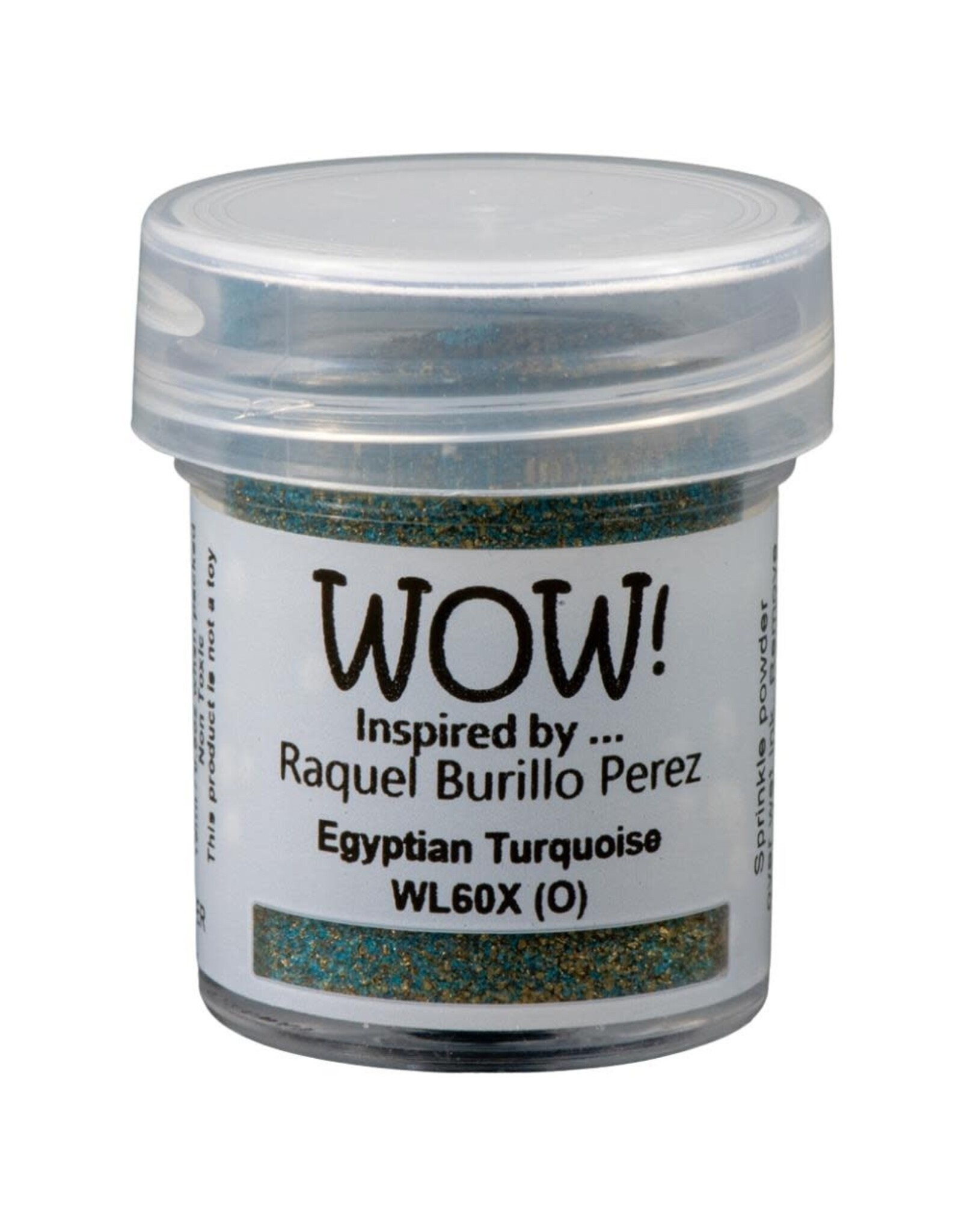 WOW! WOW! RAQUEL BURILLO PEREZ EGYPTIAN TURQUOISE EMBOSSING POWDER 0.5OZ