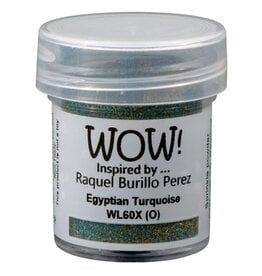 WOW! WOW! RAQUEL BURILLO PEREZ EGYPTIAN TURQUOISE EMBOSSING POWDER 0.5OZ