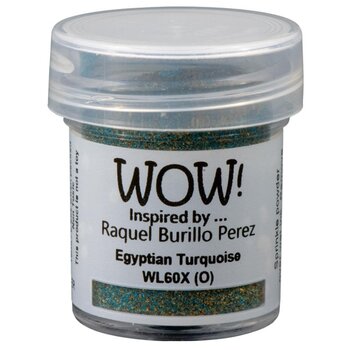 WOW! WOW! RAQUEL BURILLO PEREZ EGYPTIAN TURQUOISE EMBOSSING POWDER 0.5OZ
