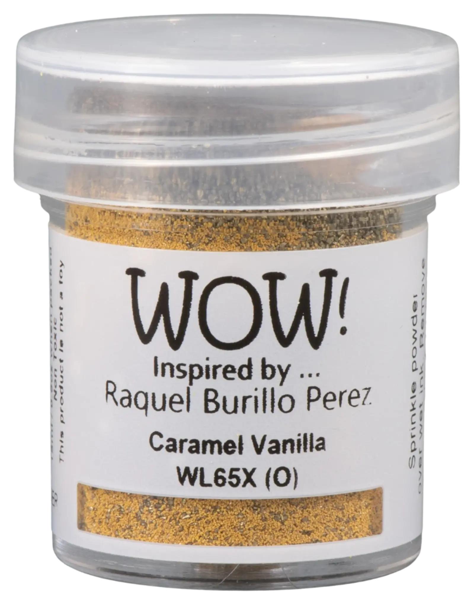 WOW! WOW! RAQUEL BURILLO PEREZ CARAMEL VANILLA EMBOSSING POWDER 0.5OZ