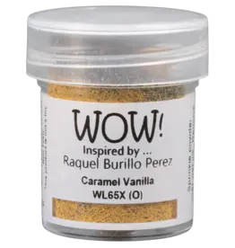 WOW! WOW! RAQUEL BURILLO PEREZ CARAMEL VANILLA EMBOSSING POWDER 0.5OZ