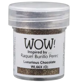 WOW! WOW! RAQUEL BURILLO PEREZ LUXURIOUS CHOCOLATE EMBOSSING POWDER 0.5OZ
