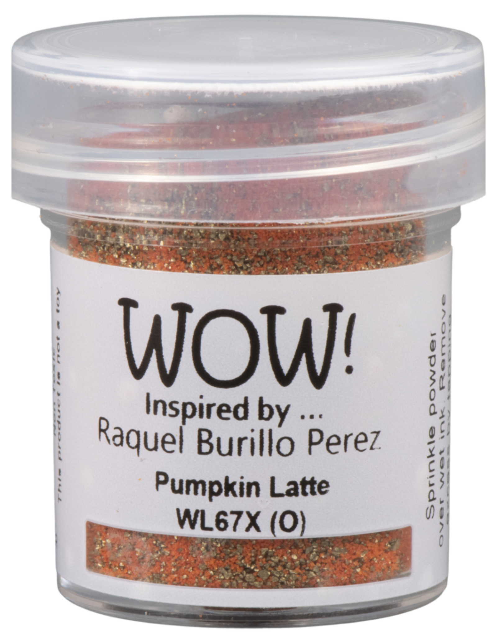 WOW! WOW! RAQUEL BURILLO PEREZ PUMPKIN LATTE EMBOSSING POWDER 0.5OZ