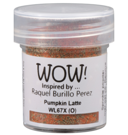 WOW! WOW! RAQUEL BURILLO PEREZ PUMPKIN LATTE EMBOSSING POWDER 0.5OZ