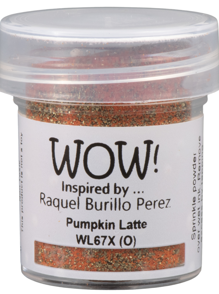 WOW! WOW! RAQUEL BURILLO PEREZ PUMPKIN LATTE EMBOSSING POWDER 0.5OZ