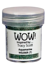 WOW! WOW! TRACY SCOTT AQUAMARINE EMBOSSING GLITTER 0.5OZ