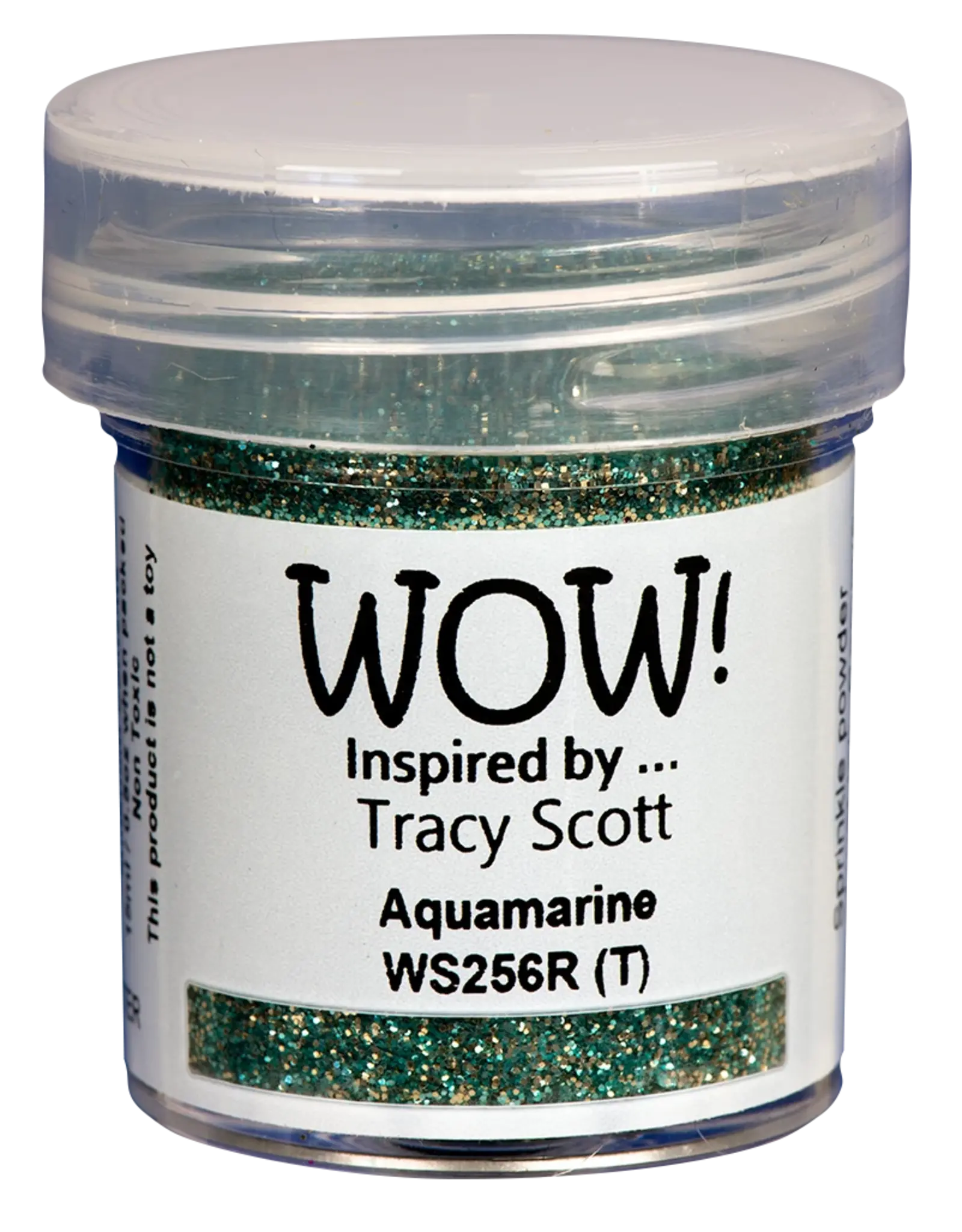 WOW! WOW! TRACY SCOTT AQUAMARINE EMBOSSING GLITTER 0.5OZ