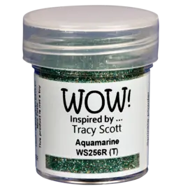 WOW! WOW! TRACY SCOTT AQUAMARINE EMBOSSING GLITTER 0.5OZ
