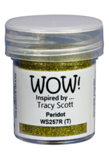 WOW! WOW! TRACY SCOTT PERIDOT EMBOSSING GLITTER 0.5OZ