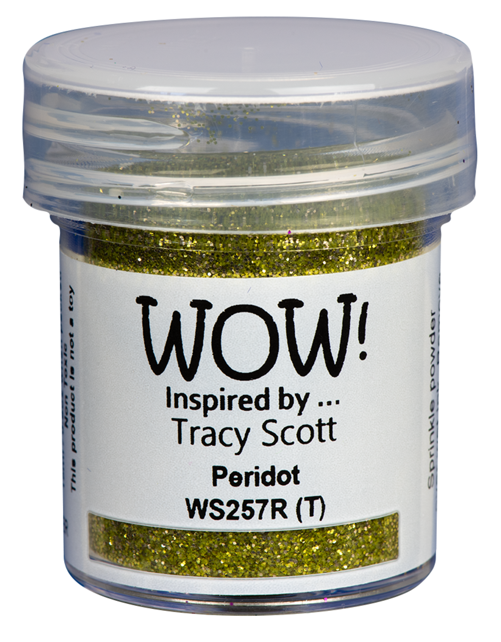 WOW! WOW! TRACY SCOTT PERIDOT EMBOSSING GLITTER 0.5OZ