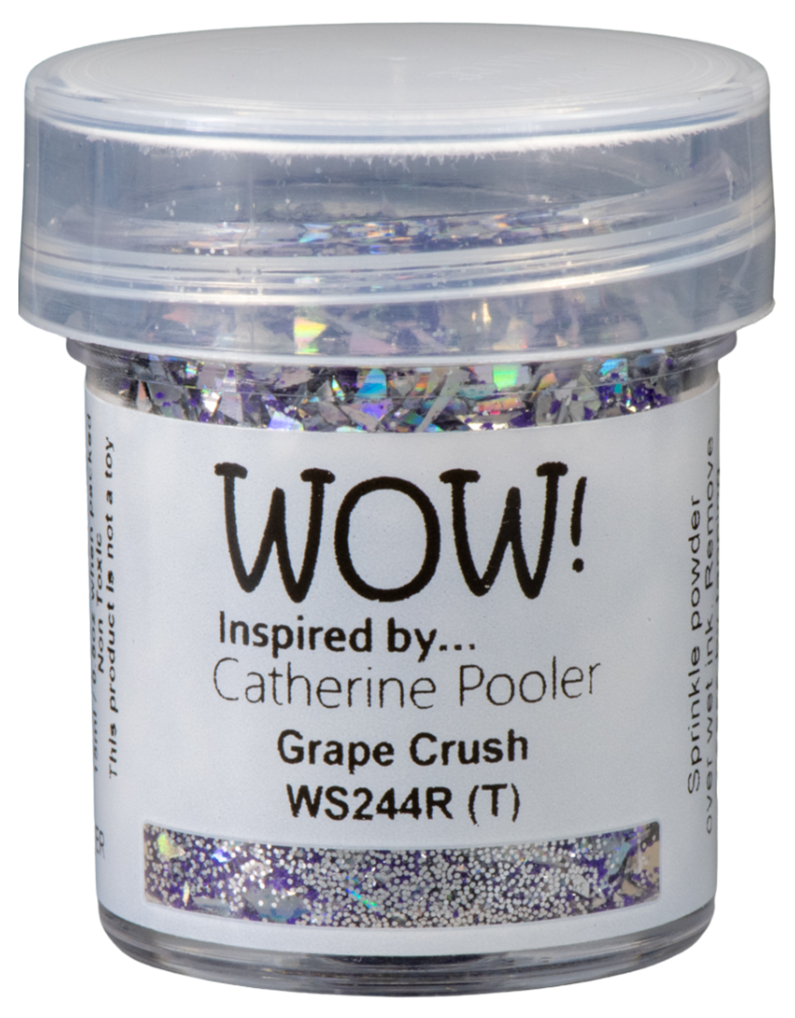 WOW! WOW! CATHERINE POOLER GRAPE CRUSH EMBOSSING GLITTER 0.5OZ