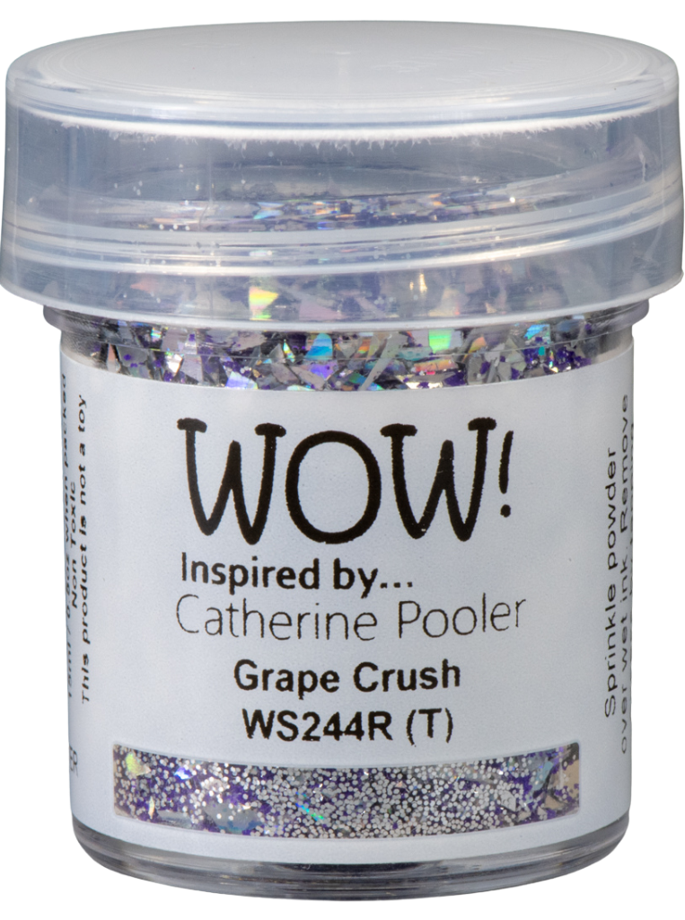WOW! WOW! CATHERINE POOLER GRAPE CRUSH EMBOSSING GLITTER 0.5OZ