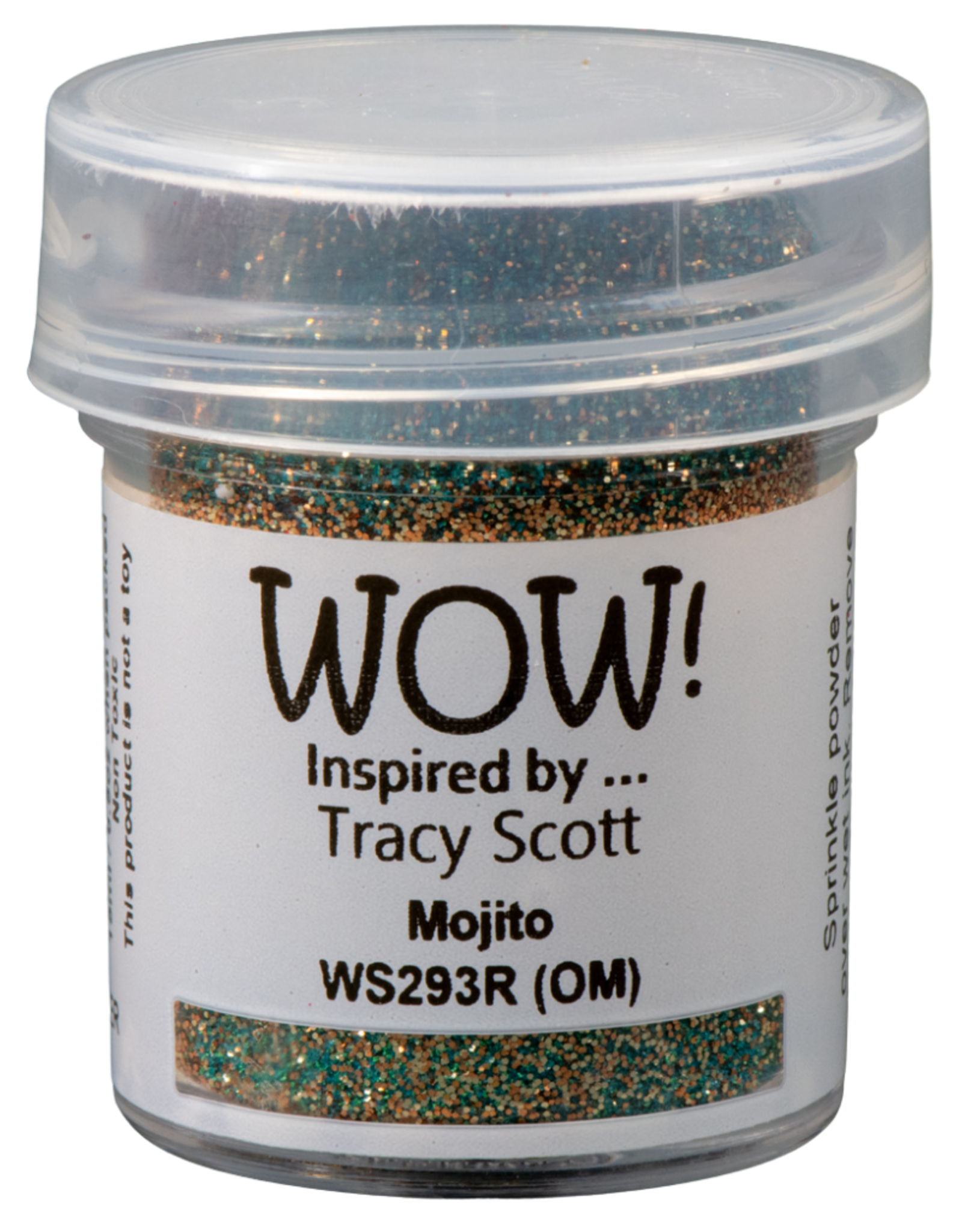 WOW! WOW! TRACY SCOTT MOJITO EMBOSSING GLITTER 0.5OZ