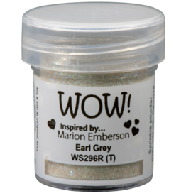 WOW! WOW! MARION EMBERSON EARL GREY EMBOSSING GLITTER 0.5OZ