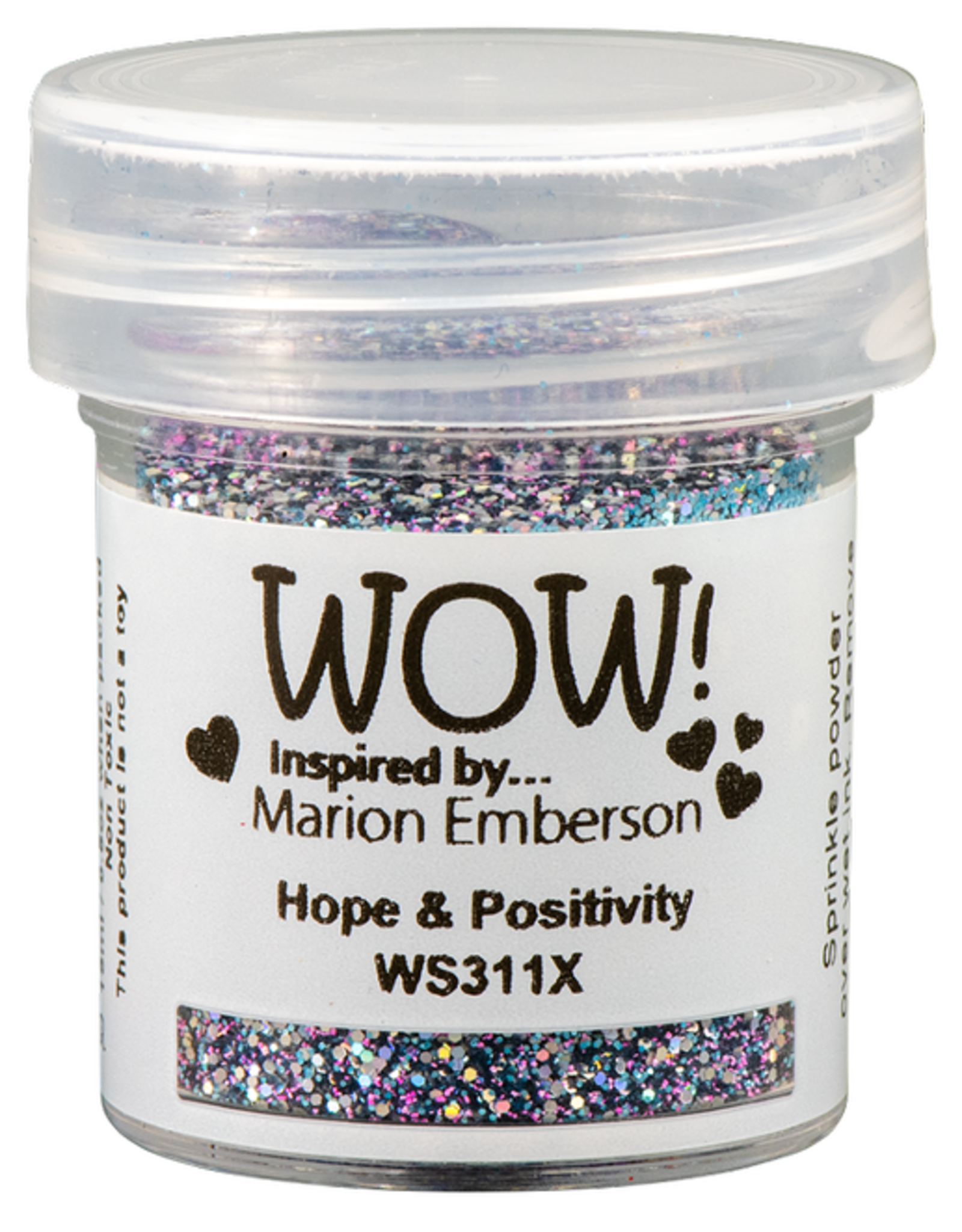 WOW! WOW MARION EMBERSON HOPE & POSITIVITY EMBOSSING POWDER 0.5OZ