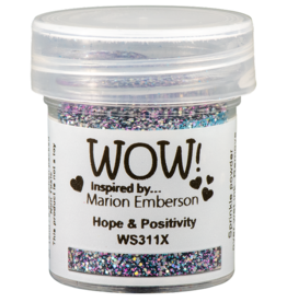 WOW! WOW MARION EMBERSON HOPE & POSITIVITY EMBOSSING POWDER 0.5OZ