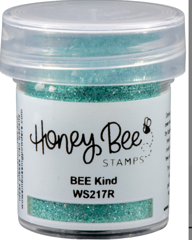 WOW! WOW HONEY BEE STAMPS BEE KIND EMBOSSING GLITTER