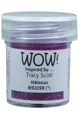 WOW! WOW! TRACY SCOTT HIBISCUS EMBOSSING GLITTER 0.5OZ