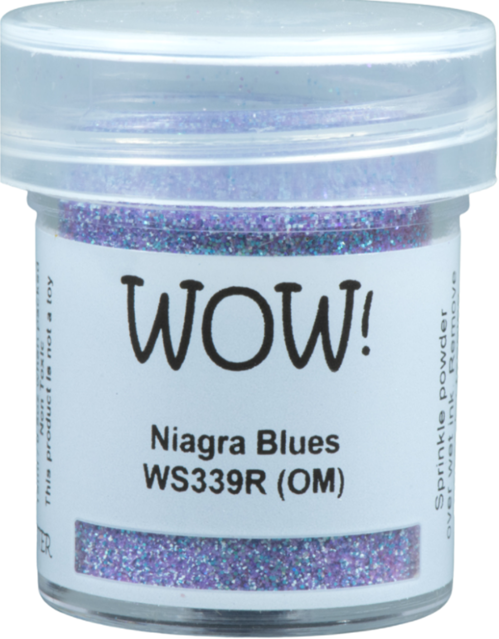 WOW! WOW! NIAGRA BLUES EMBOSSING GLITTER 0.5OZ