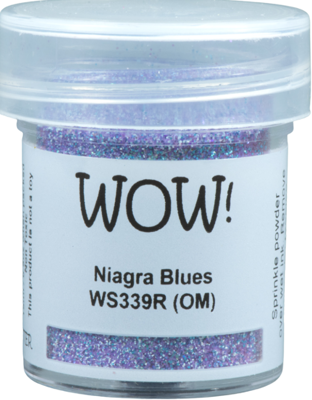 WOW! WOW! NIAGRA BLUES EMBOSSING GLITTER 0.5OZ