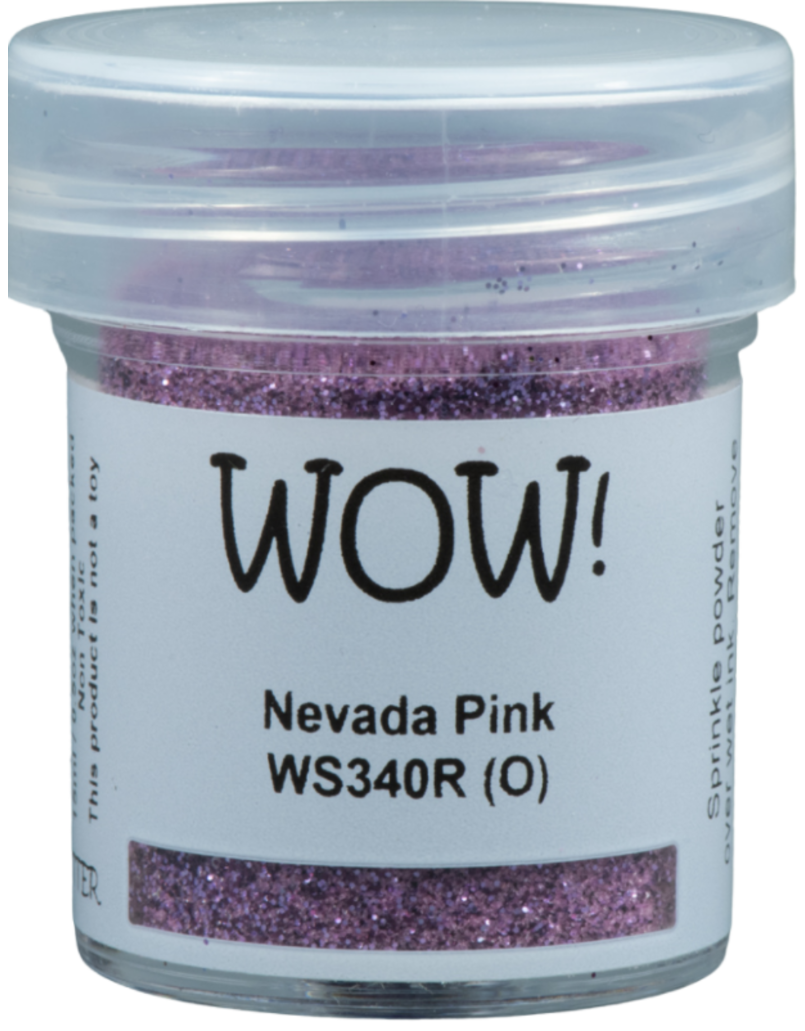 WOW! WOW! NEVADA PINK EMBOSSING GLITTER 0.5OZ