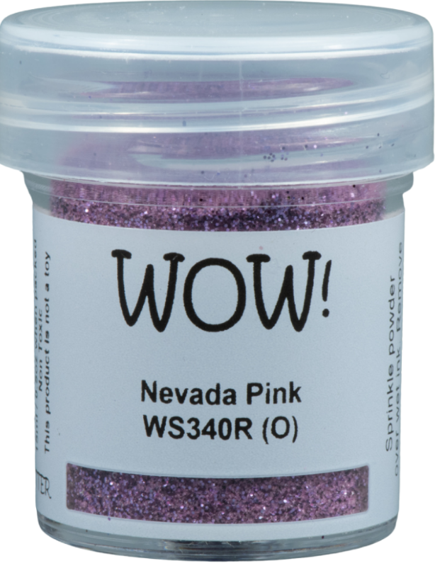 WOW! WOW! NEVADA PINK EMBOSSING GLITTER 0.5OZ