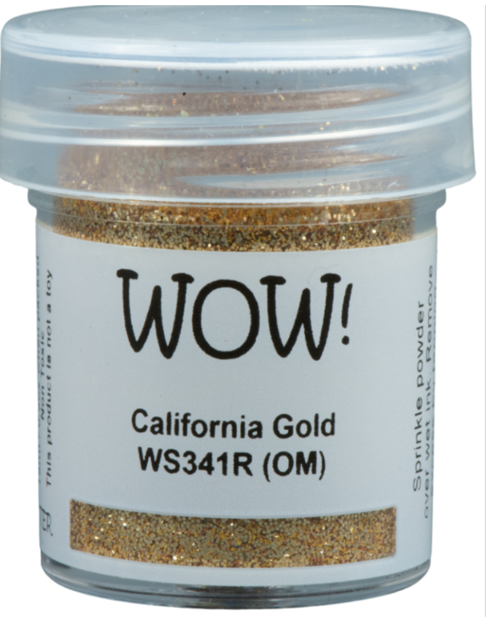 WOW! WOW! CALIFORNIA GOLD EMBOSSING GLITTER 0.5OZ