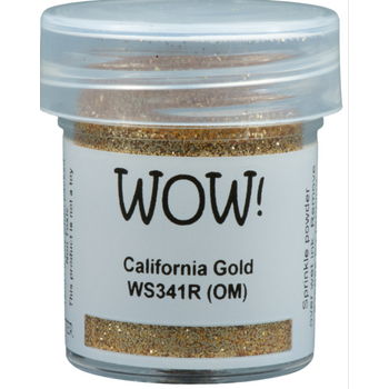 WOW! WOW! CALIFORNIA GOLD EMBOSSING GLITTER 0.5OZ