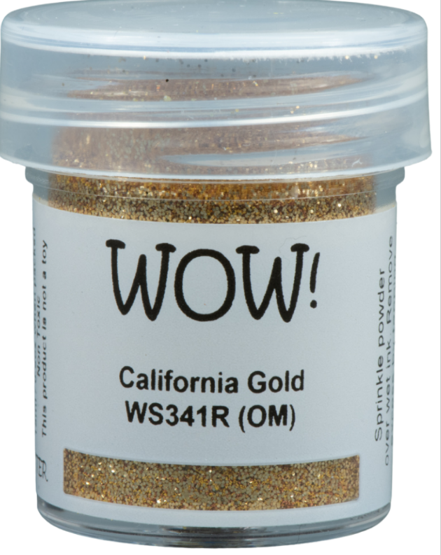 WOW! WOW! CALIFORNIA GOLD EMBOSSING GLITTER 0.5OZ