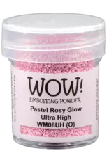 WOW! WOW! PASTEL ROSY GLOW ULTRA HIGH EMBOSSING POWDER 0.5OZ