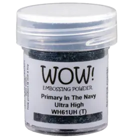 WOW! WOW! PRIMARY IN THE NAVY ULTRA HIGH EMBOSSING POWDER 0.5OZ