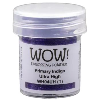 WOW! WOW! PRIMARY INDIGO ULTRA HIGH EMBOSSING POWDER 0.5OZ