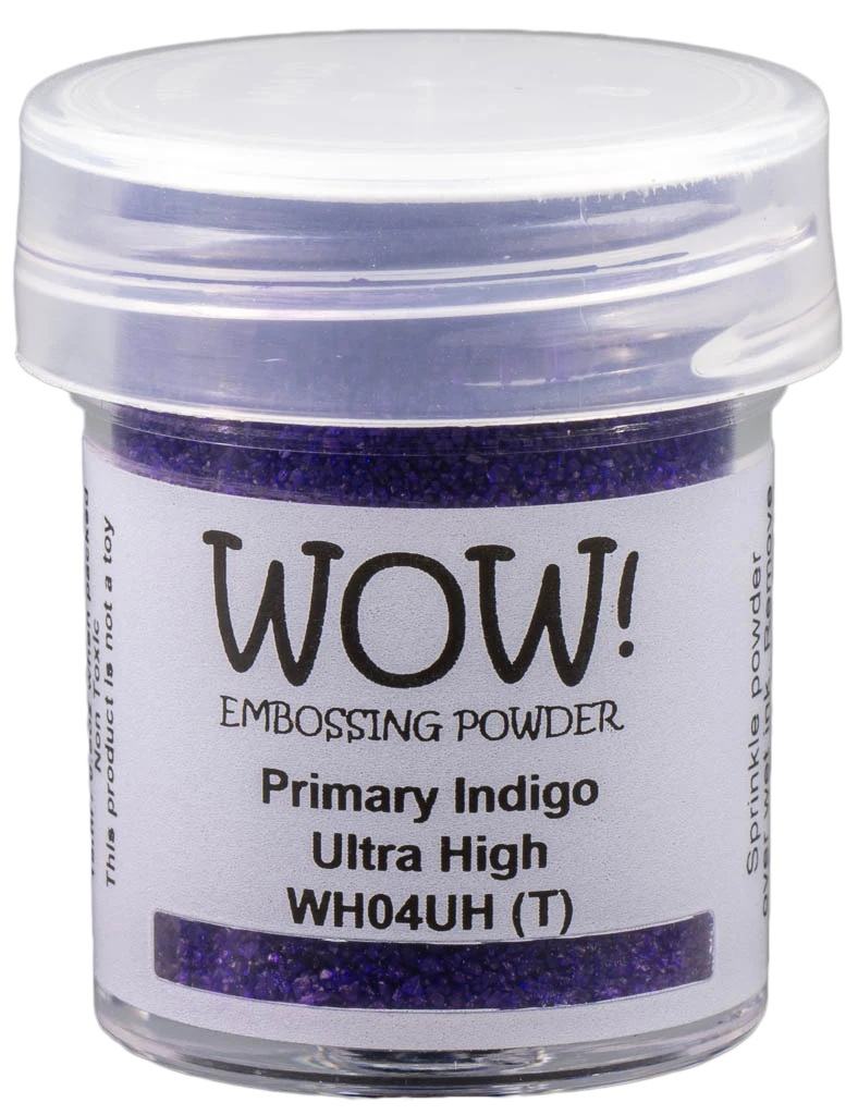 WOW! WOW! PRIMARY INDIGO ULTRA HIGH EMBOSSING POWDER 0.5OZ