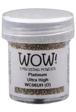 WOW! WOW! PLATINUM ULTRA HIGH EMBOSSING POWDER 0.5OZ