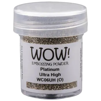 WOW! WOW! PLATINUM ULTRA HIGH EMBOSSING POWDER 0.5OZ