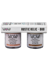 WOW! WOW! DUO SARA NAUMANN RUSTIC RELIC EMBOSSING POWDERS COLLECTION
