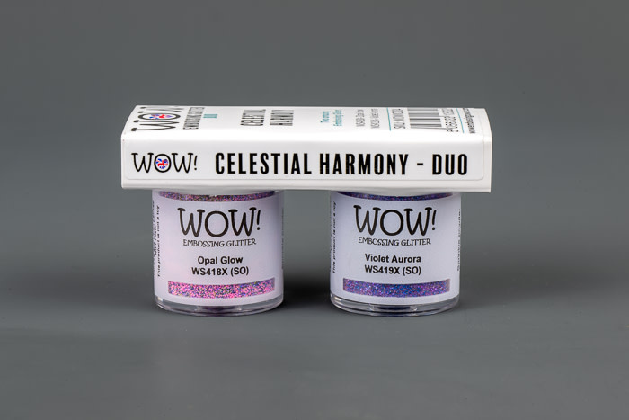 WOW! WOW! DUO CELESTIAL HARMONY EMBOSSING POWDERS COLLECTION