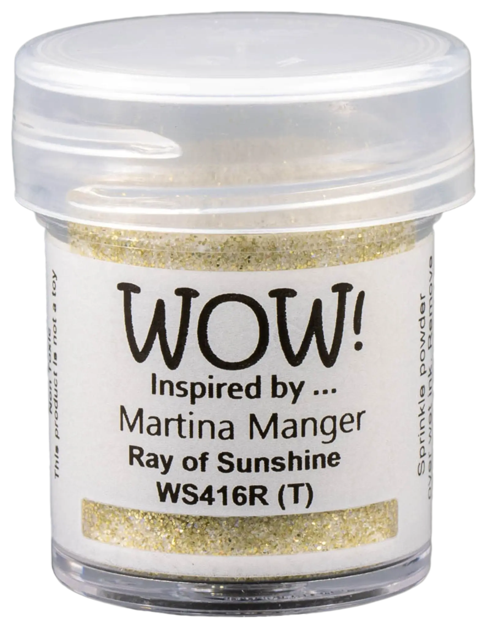 WOW! WOW! MARTINA MANGER RAY OF SUNSHINE EMBOSSING POWDER 0.5OZ