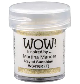 WOW! WOW! MARTINA MANGER RAY OF SUNSHINE EMBOSSING POWDER 0.5OZ
